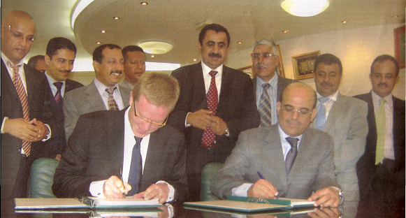 Stuart Hume, BMT Cordah Signs Contract with Ministry of Oil Representatives
