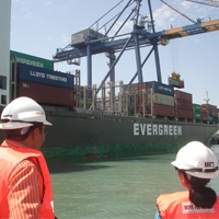 Container Unloading at Mundra, Gujarat