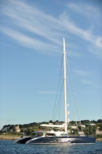 Hemisphere catamaran - Image courtesy of Pendennis Shipyard